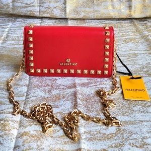 Valentino wallet on a chain crossbody bag